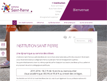 Tablet Screenshot of internat.institution-saintpierre.eu